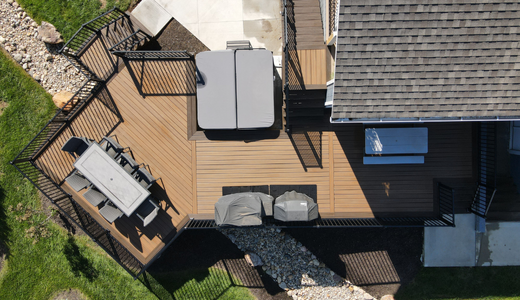 Wrap Around Deck with Hot Tub - Olathe, KS